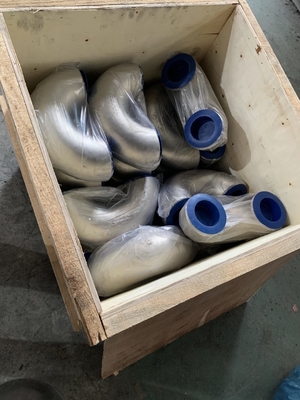 تركيبات أنابيب الصلب سبائك النيكل Hastelloy C276 BW الكوع نصف القطر الطويل بيند XS ASME B16.9