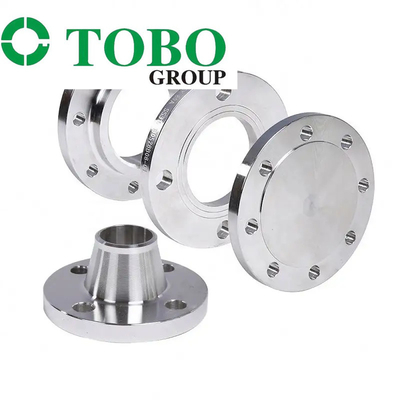 تخصيص ANSI 150lb - 2500lb 1/2 "-72" SS WN Flanges الفولاذ المقاوم للصدأ لحام الرقبة شفة