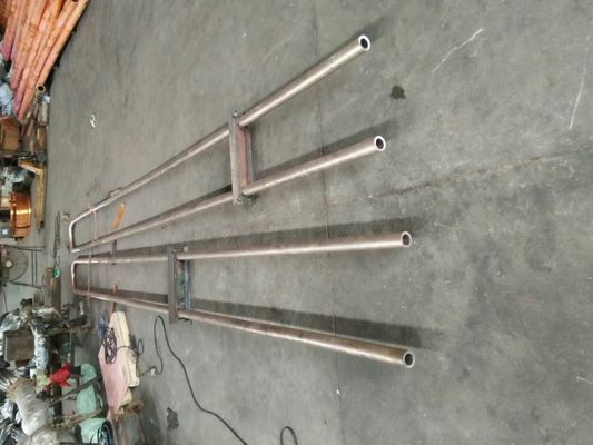 C71500 النحاس والنيكل 90/10 يو على شكل أنابيب معدنية 2 "SCH40 8000mm للاتصال