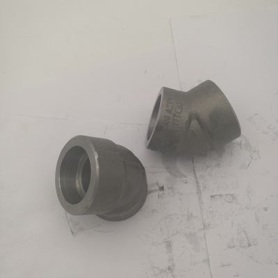 90 كوع ASME B16.11 ASTM B564 UNS N06022 SCH40s مقاس 1 "كوع لحام مقبس