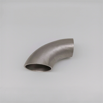 بعقب لحام الفولاذ المقاوم للصدأ ASTM B466316L شطبة نهاية طويلة نصف قطرها 90 درجة الكوع