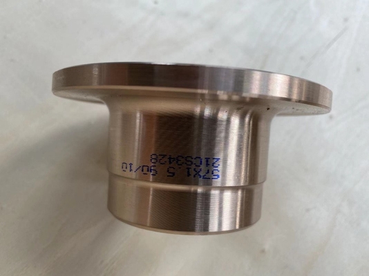 تجهيزات أنابيب الفولاذ المقاوم للصدأ المزدوجة نوع قصير نهاية كعب UNS S31254 ASME B16.9 SCH40