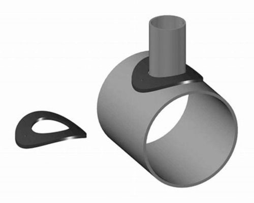 CS Pipe Fitting R Pad 90 Sch40-Sch30 API 5L - SMLS GR. X 56 36 &quot;× 12&quot; تركيبات الأنابيب