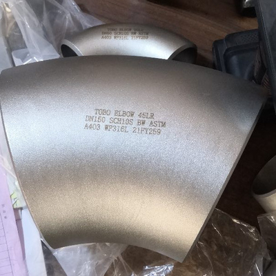 A182 F91 مواسير فولاذية منخفضة السبيكة 90D كوع ​​نصف قطر قصير منحنى ANSI B16.9.5