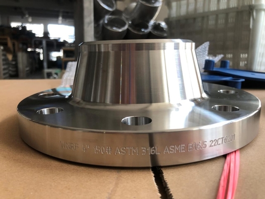 لحام الرقبة دوبلكس الفولاذ المقاوم للصدأ شفة A182 GR.F51 ASME B16.5 فئة 150 #