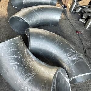 كوع تركيب مواسير فولاذية من سبائك النيكل B366 WPNCI 90D SCH40 نصف قطر قصير ينحني ASME B16.9