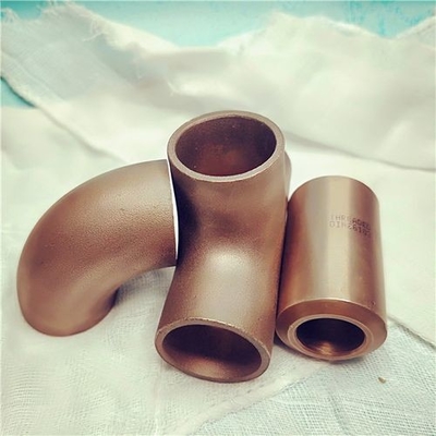 تركيب أنابيب النحاس والنيكل والصلب حسب الطلب الحجم C70600 BW الكوع LR 90D SCH40 ASME B16.9