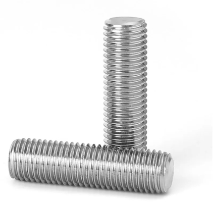 JIS ASTM A453 Gr 660 32750 32760 2205 N08020 N4400 سبائك الصلب M100 الفوسفات مسمار الترباس قضيب الموضوع