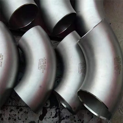 تركيب مواسير من سبائك النيكل والصلب Monel400 90D شعاع قصير الكوع منحنى ANSI B16.9.5