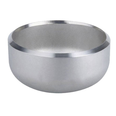 تركيبات الأنابيب سبائك النيكل بعقب لحام كاب SCH80 Monel400 4 "ASME B16.9