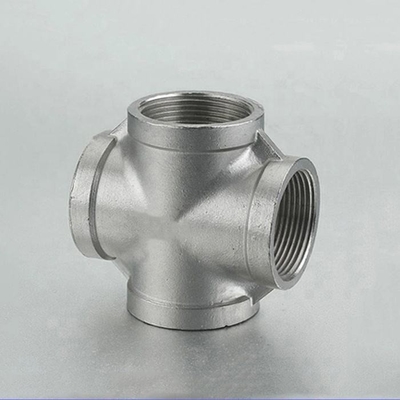 تجهيزات أنابيب الفولاذ المقاوم للصدأ دوبلكس سوبر BW Cross Tee UNS S32750 ASME B16.9 SCH10