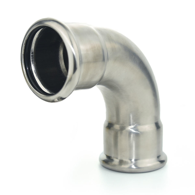 UNS N10276 BW Elbow STD 90D سبائك النيكل والصلب تجهيزات أنابيب اللحام بعقب