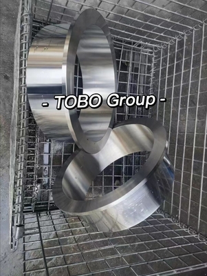 ASME B16.9 SCH80 A182 Gr.F51 مواسير فولاذية مقاومة للصدأ على الوجهين نوع قصير نهاية كعب