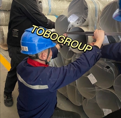 أنبوب مزدوج من الفولاذ المقاوم للصدأ 3 &quot;SCH80 UNS S31803 ASME B36.10