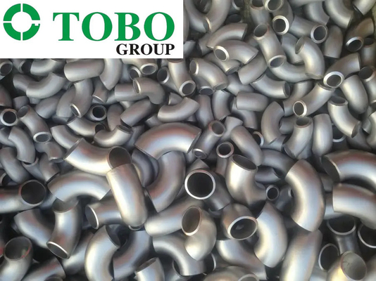 B564 N08810 تجهيزات أنابيب سبائك النيكل والصلب BW الكوع 1 1/2 "SCH80S ASME B16.9