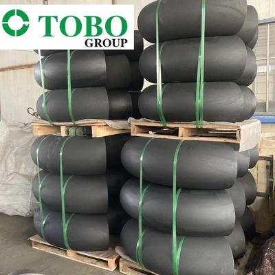 تجهيزات أنابيب الصلب الكربوني BW Elbow A234 WPB 4 "SCH40S 90D / 180D ASME B16.9