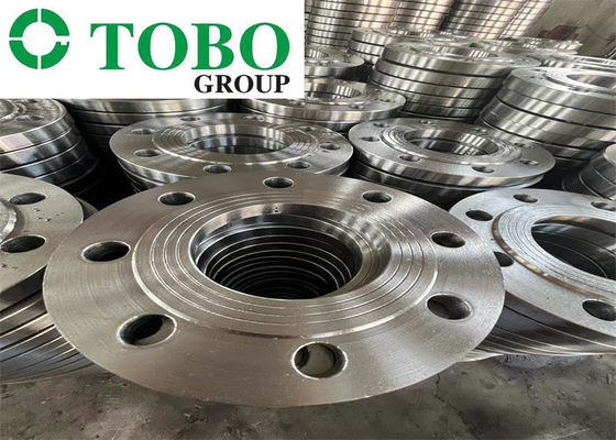 ASME B16.5 سبائك الصلب مزورة الصلب الانزلاق على حواف صفيحة من فئة 150 إلى 2500 رطل