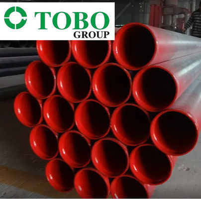 API5L X52 PSL1 6 بوصة SCH40 أنابيب الفولاذ المغلفة بالبلاستيك DIN 30678