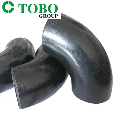 طويل نصف قطرها الانحناء بعقب لحام مواسير الكربون الصلب BW الكوع A420 WPL6 1 1/2 "SCH40