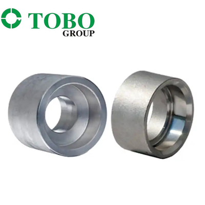 التيتانيوم سبائك الصلب مواسير مقبس تركيبات مزورة اقتران Ti Gr.2 1 1/2 "6000 # ASME B16.11