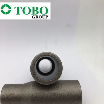وصلات مواسير مزورة من سبائك التيتانيوم الصلب ASTM B861 GR2 2 `` x 1 '' SCH10S x SCH40S حلمة من سبائك التيتانيوم