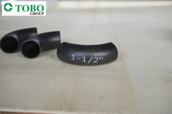 TOBO Customed Size A234 WP5 تجهيزات أنابيب فولاذية من السبائك / 90 درجة كوع ملحوم