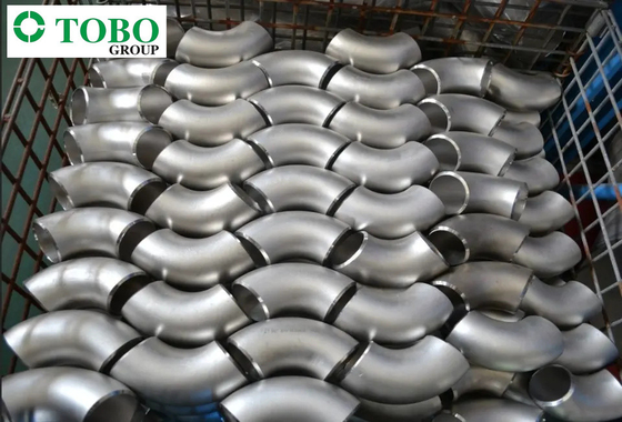 كوع ملحوم بعقب 90D L / R SCHSTD ANSI B16.9 ASTM A234 WPB PIPEFITTING