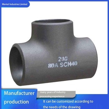 تركيبات اللحام التناكبي Hastelloy C276 Reducing Tee S32750 5 X 4 ASME B16.9