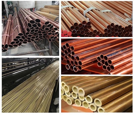 أنابيب نيكل النحاس القياسية ASTM مخصصة لأشكال الأنابيب القطر الخارجي