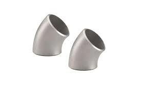 المعدن النيكل سبائك Inconel 600 45 درجة مؤخرة لحام الكوع ASME B16.9 1 إلى 24 بوصة الفضة