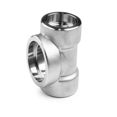 ASME/ANSI الفولاذ الكربوني الفولاذ المقاوم للصدأ مستوى الضغط العالي الخيوط Tee الصناعية الدرجة