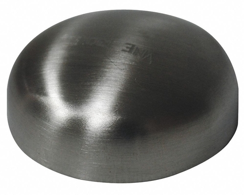الفولاذ المقاوم للصدأ 304/304L Sch40 Sch80 Butt-Weld 2'' SCH10 Steel Cap ASME b16.9