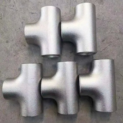ASME B16.9 الحامية الأرداف متساوية Tee مادة قابلة للتخصيص مثل الفولاذ الكربوني الفولاذ المقاوم للصدأ NPS1/2 "-60" تسليم سريع MOQ منخفضة