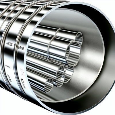 أنابيب من الفولاذ المقاوم للصدأ ذات قطر خارجي 6mm-630mm مع معالجة ASTM A312 القياسية والتصليح
