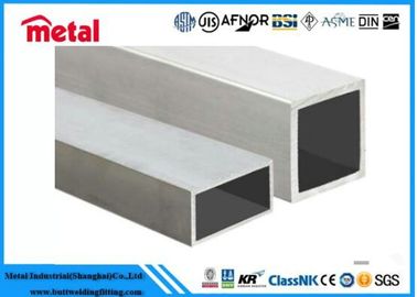 قابلية متعددة الاستخدامات ، سهلة التصنيع 6063-T5 ASTM B241 أنبوب سبيكة الألومنيوم 50x50mm أنبوب مربع x 2mm WT 5.8m