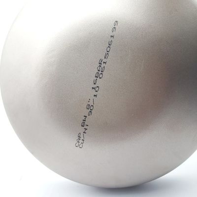 أدوات أنابيب الفولاذ النحاس النيكل سبائك الصلب مزورة قبعة 8 "حجم 16 بار الضغط