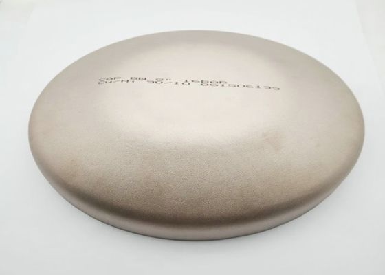 أدوات أنابيب الفولاذ النحاس النيكل سبائك الصلب مزورة قبعة 8 "حجم 16 بار الضغط