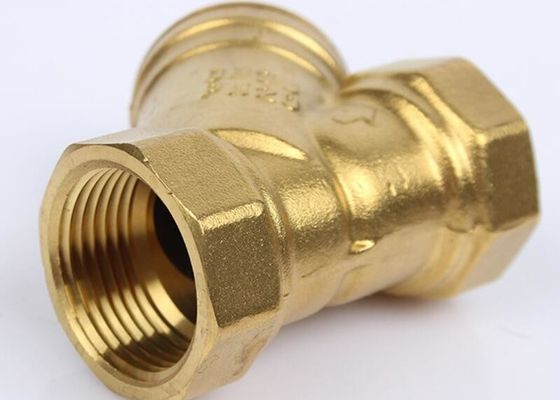 تي أنبوب Y نوع DN25 النحاس والنيكل 45 درجة Y فرع تركيب الأنابيب الجانبية المحملة الخيوط تركيبات ANSI ASME