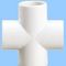 DIN8077 ISO15874 Tee Cross PVC Uh تركيبات أنابيب المياه