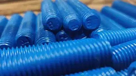 ASTM A453 ميكانيكي 7/8 &quot;Din975 برغي مسمار ملولب أسود سميك مجلفن