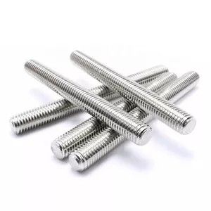 كامل الموضوع متري الفولاذ المقاوم للصدأ البراغي عرافة رئيس M1.6-M14 الصف A2-70 DIN976 مسمار الترباس