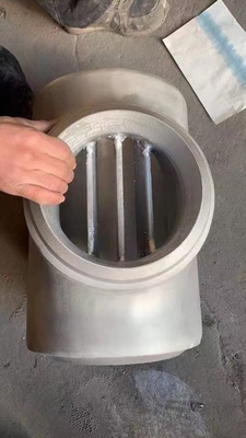 ASME / ANSI B16.9 نقطة الإنطلاق ذات اللحام بعقب 6 "× 6" Sch40 ASTM / UNS N02200