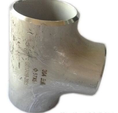 تجهيزات أنابيب الفولاذ المقاوم للصدأ BW Equal Tee A403 WP316 ASME B16.9
