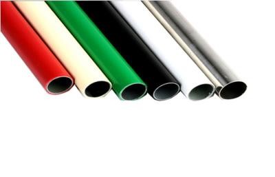 Multi Color ESD Black Lean Pipe PE Coated 0.8MM / 1.0MM / 1.2MM Thickness Pipe