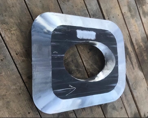 كربون فولاذ مواسير تركيب أنبوب فرع تسليح وسادة 90 STD-SCH20 ASTM A516 Gr. 70 50 × 12 بوصة