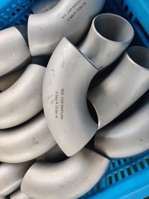 مواسير اللحام المواسير UNS S31803 دوبلكس الفولاذ المقاوم للصدأ BW الكوع 5