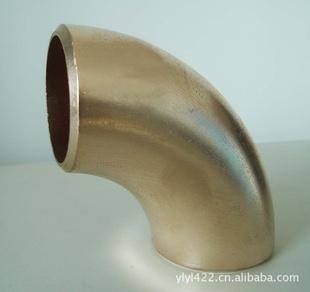 تركيبات الأنابيب النحاس والنيكل الصلب الكوع 90D قصير نصف القطر بيند C70600 ASME B16.9