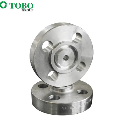 مقبس لحام Rf Flange C70600 2-1 / 2 '300 # RF ASTM A105 ASME16.9 أنابيب لحام فلنجات كوبر نيكل فولاذ فلنجات