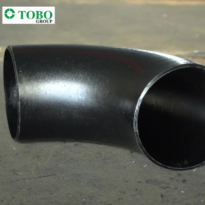 TOBO Customed Size A234 WP5 تجهيزات أنابيب فولاذية من السبائك / 90 درجة كوع ملحوم