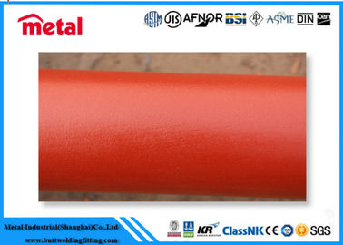 سلس أنابيب الصلب المطلي البلاستيك API 5L GRB / A106 GRB EPOXI 300 ميكرون